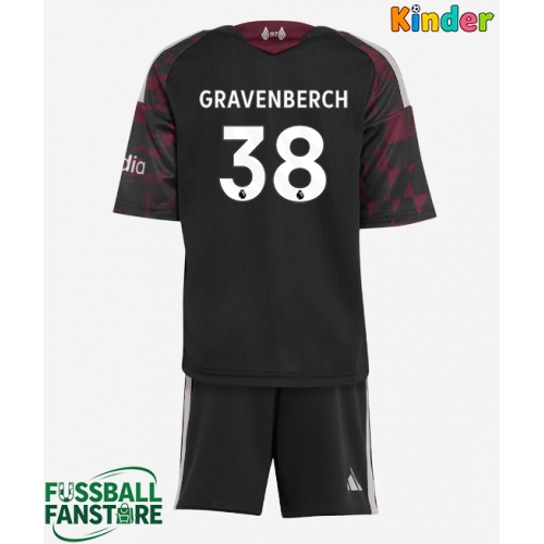 Liverpool Ryan Gravenberch #38 Replik 3rd trikot Kinder 2026-27 Kurzarm (+ Kurze Hosen)